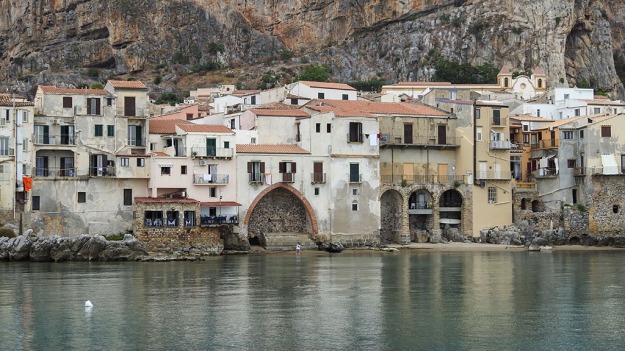 Cefalu Arch from Sea